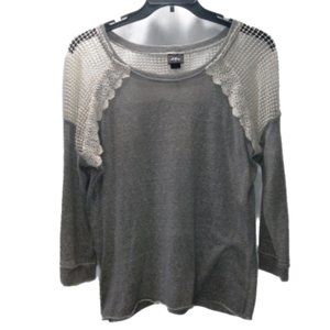 Daytrip long sleeve netted shoulders NWOT!